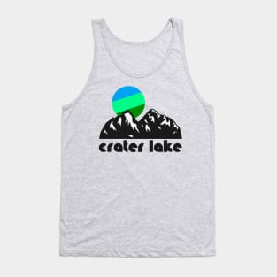 Retro Crater Lake ))(( Tourist Souvenir National Park Design Tank Top